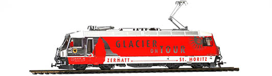 074-1359161 - H0m - Elektrolok Ge 4/4 III 651 Werbelok Glacier on Tour, RhB, Ep. V - DC - Digital, Sound